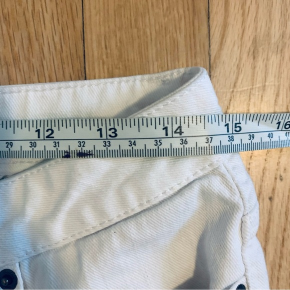 Women’s Boden White Denim 5 Pocket Bootcut Midrise Pants Size 8 - Picture 10 of 12